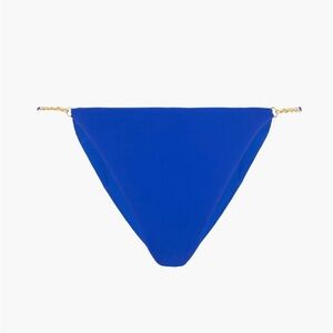 VIX PAULA HERMANNY Chain-trimmed mid-rise bikini briefs NWT S